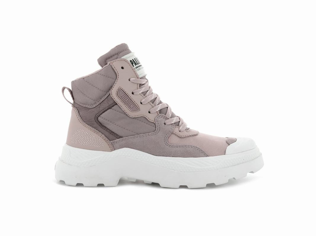 Palladium Pallakix 90 Tx Damen Hohe Sneaker Rosa ||298417-JWO||